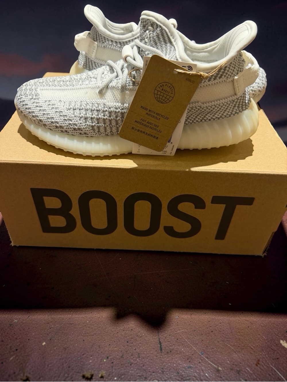 Yeezy Kids Sneakers Cream White